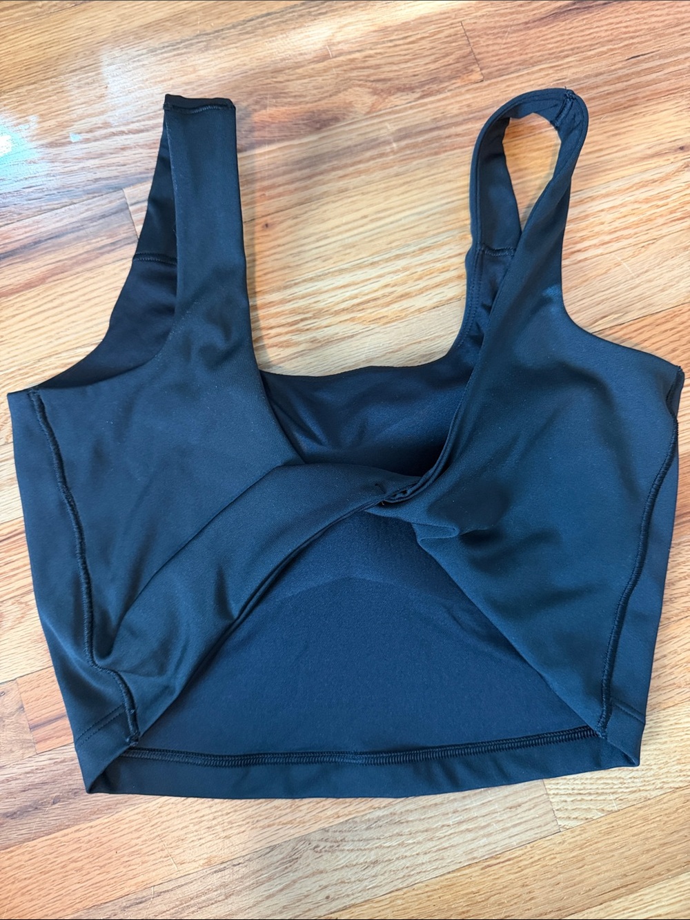 adidas Black Women's Power Light Support Bra Tank - Picture 2 of 3